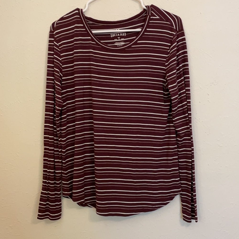 American Eagle Soft & Sexy Long Sleeve Top Size S